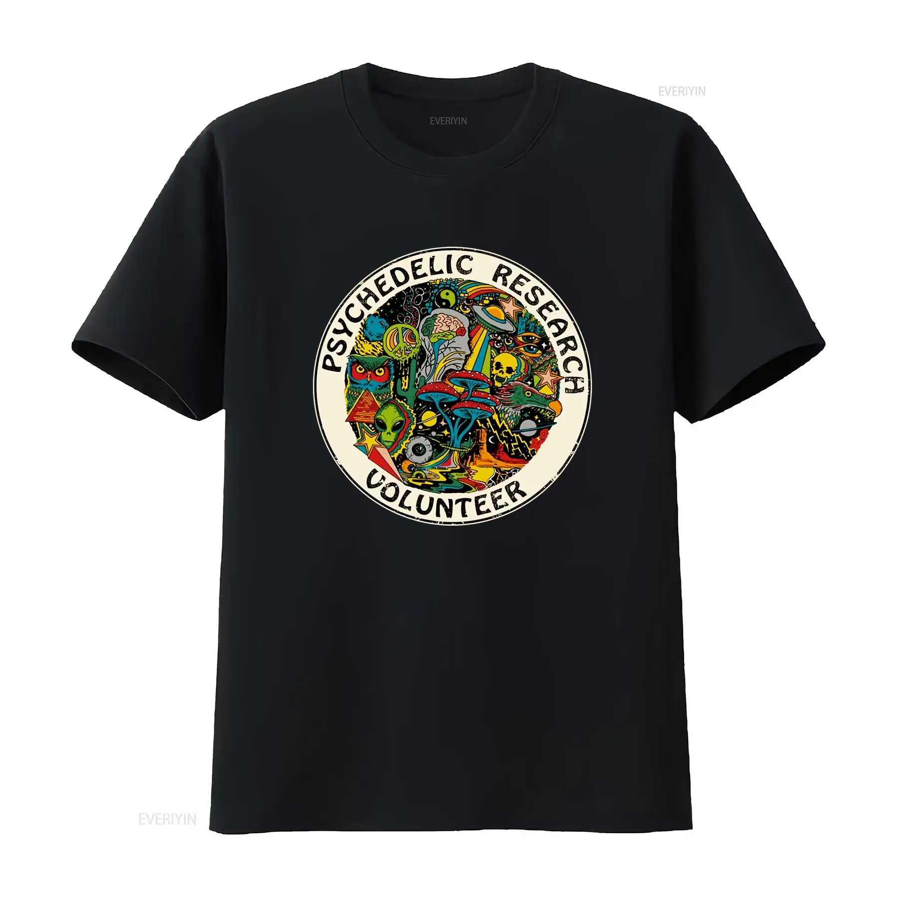 Vintage Fashion Research - Футболка Psychedelic Research Volunteer с крутым