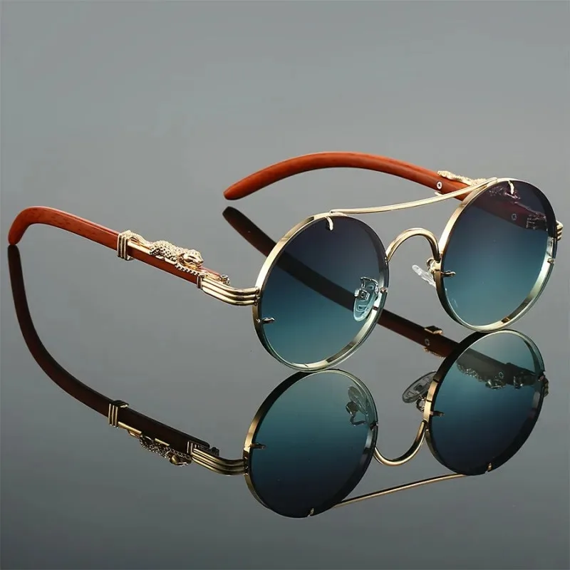 Vintage Outdoor Fashion - Винтажные круглые солнцезащитные очки для активного