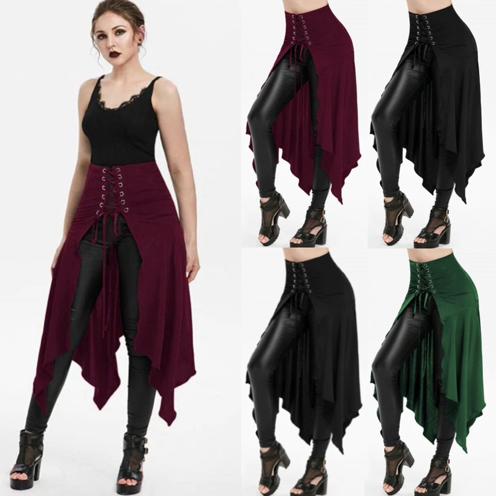 Готическая юбка, черная средне – обзор и цена Vintage Fashion Dresses